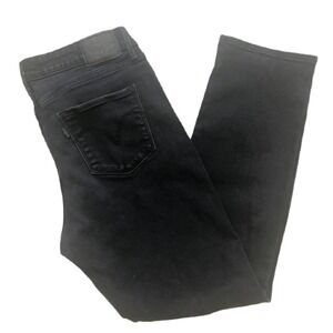 Levis Womens Jeans Size 12 Mid Rise Skinny Dark Wash Black Denim EUC